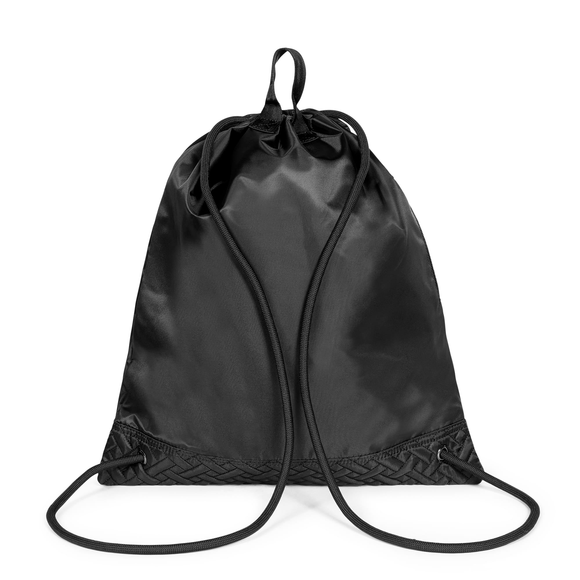 Jumping Jack Drawstring Backpack - MIDNIGHT BLACK - JumpingJack_Black_04